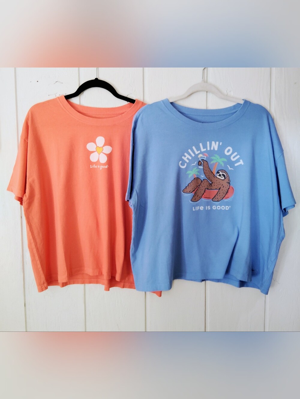 BUNDLE OF 2!! Life Is Good Graphic Tees. Size XL